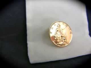 FARTHING BIRTHDAY COIN PIN BADGE/BROOCH CHOOSE YOUR YEAR 1911   1936