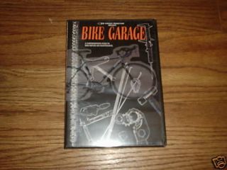 Bike Garage DVD/Bent Sprocket Productions Free Shippin