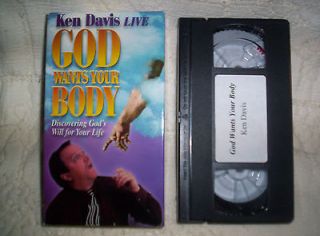 VHS 8a Ken Davis Live God Wants Your Body Discovering Gods Will clean