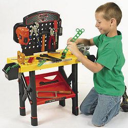 Workshop Tool Bench Set toys kids gift boys handyman 