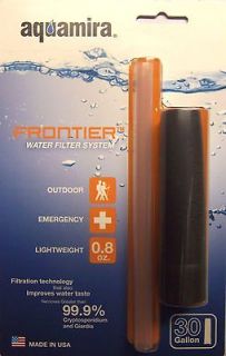 Aquamira Frontier Water Filter   Emergency Survival Straw for Your