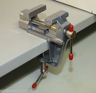 SMALL CLAMP ON BENCH VISE WITH 1½ WIDE JAWS MODEL BUILDING TOOLS