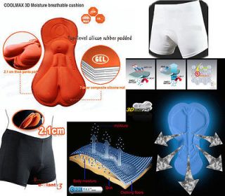 New Black Style Cycling Underwear Gel 3D Padded Bike/Bicycle Shorts