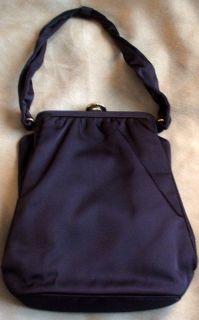 Vintage Rosenfeld Navy Blue Elegant Handbag Awesome