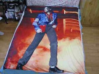 Michael Jackson MJ This is it History Bed SHEET /BLANKET & bed pillow