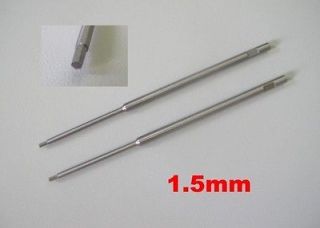 2x Hex Screw Driver White Hard Steel Replacement Shaft Needle 1.5mm