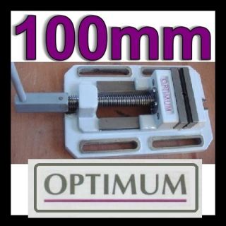 Optimum 100mm Drill Press Vice   Pedestal Bench Drill