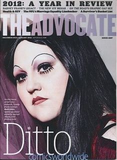 Advocate Magazine12/12 Year in Review, Beth Ditto, Barney Frank