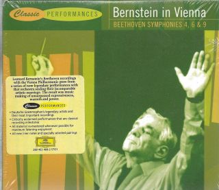 BERNSTEIN IN VIENNA   Beethoven Syms. Nos 4, 6 & 9 (DG) (2CD Set