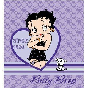Betty Boop blanket royal raschel plush mink queen size Original new