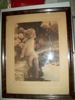 OLD BESSIE PEASE GUTMANN PRINT THE BUTTERFLY #632