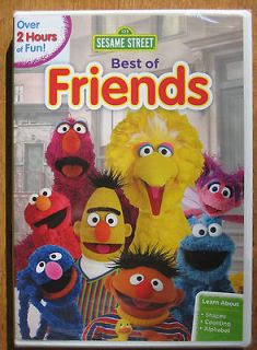 Sesame Street BEST OF FRIENDS rare 2012 dvd Classic old school &recent