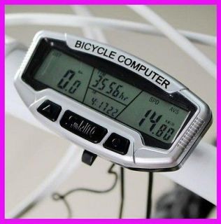 Black LCD Bicycle Road Bike MTB Computer Odometer Speedometer