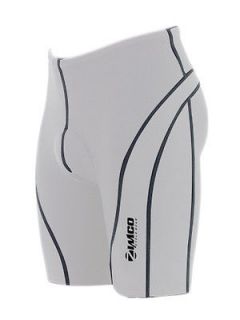 Mens Pro Cycling Short Cycle Bike CoolMax Padded Shorts White ZM142