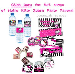 Girls Birthday Party Invitations on Hello Kitty Zebra Birthday Party Pink Invitation Printable   Digital