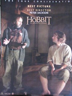 Hobbit Peter Jackson Bilbo Baggins Martin Freeman Oscar Ad