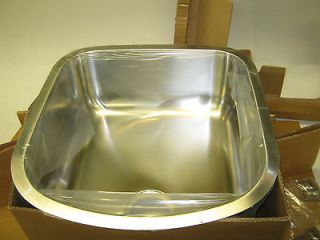 Blanco 440164 Wave Single Basin Stainless Steel Kitchen Sink 19 11/16