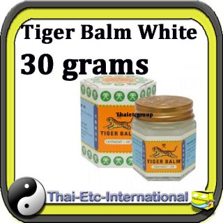 30 g TIGER BALM White Herbal Pain Relief Ointment Balm Jar Natural