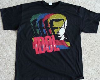 Billy Idol T SHIRT sold on tour XLarge