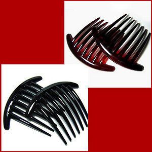 ADDL Item  2 pc plain fashion French twist hair combs