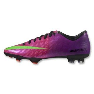 Nike Mercurial Victory IV FG Soccer Cleats 555613 635 Fireberry/Gree n
