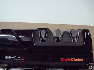 CHEFS CHOICE 120 BLACK ELECTRIC KNIFE SHARPENER NEW IN BOX GREAT SALE