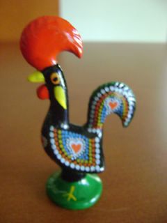 Portugal Portuguese Good Luck Rooster figure new very detailled