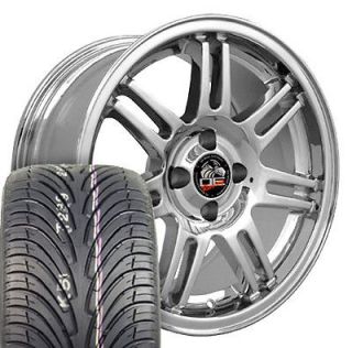 17 fit 4 Lug Mustang® GT wheels tires Chrome cobra bullet