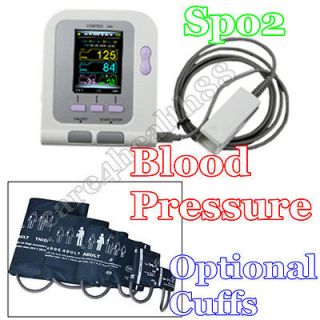 COLOR Digital Blood Pressure Patient Monitor+SPO2 + CD software+optio