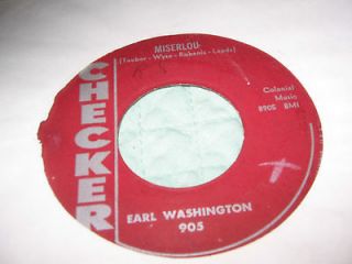 EARL WASHINGTON 45(CHECKER 905)WOLF CALL
