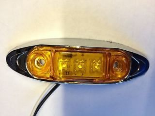 LED Amber marker light for bike, trike, quad, kit car, custom, van