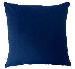 EA147 Plain Solid Navy Blue Cotton Canvas Cushion Cover/Pillow Case