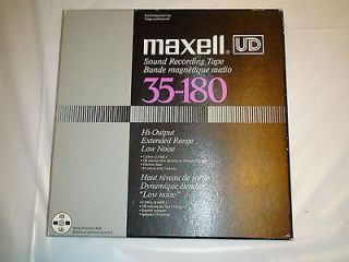 Maxell UD Ultra Dynamic 35 180 Recording Tape Metal Reel to Reel