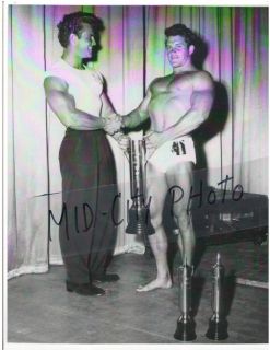 STEVE REEVES Mr USA Bodybuilding Muscle Photo B&W