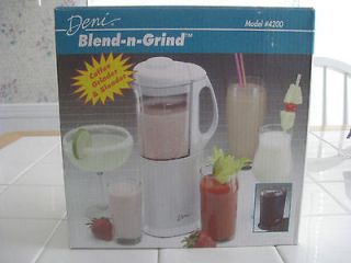 DENI BLEND N GRIND, COFFEE GRINDER & BLENDER,MODEL 4200,BRAND NEW