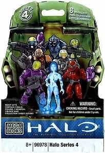 Halo Mega Bloks #96978 Series 4 Minifigure Mystery Pack 1 RANDOM Mini