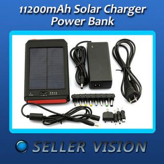 ON SALE 11200mAh Solar Charger Power Bank for Laptop Cell Phone Camera