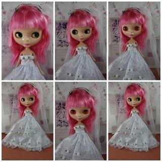 pink haired blythe doll
