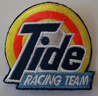 Tide Racing driver patch cap/uniform/sh irt Tide. 2 1/2 inch X 2 1/2
