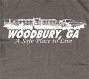 Woodbury Georgia Prison Walking Dead t shirt zombie shirt