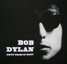 Bob Dylan Fifty Years of Music Size XL Black T shirt