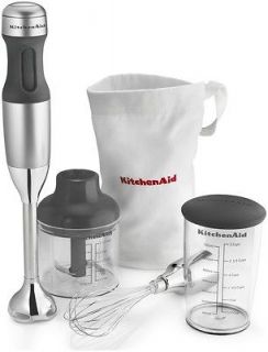 KitchenAid 3 Speed Immersion Hand Blender KHB2351cu Silver blend chop