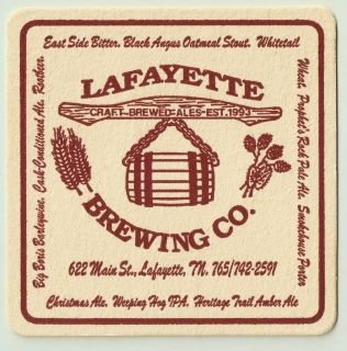 18 Lafayette Brewing Co Beer Coasters