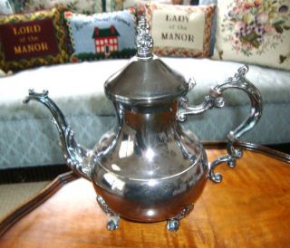 rogers silver tea pot