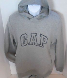 GAP Mens Gray Crackle Logo Hoodie Sweatshirt Sizes XS XXL