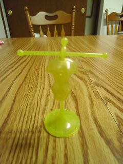 Pocket YELLOW MANNEQUIN CLOTHES HANGER DISPLAY STAND accessory part