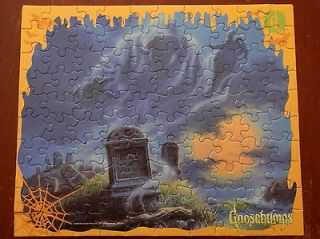 MILTON BRADLEY Puzzle GOOSEBUMPS  GHOST BEACH #22 Complete in Box