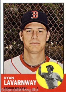 2012 Topps Heritage Ryan Lavarnway Card #168 Boston Red Sox
