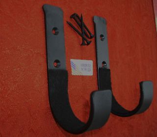 Gun hooks display rack felt lined set wall hand made in the USA