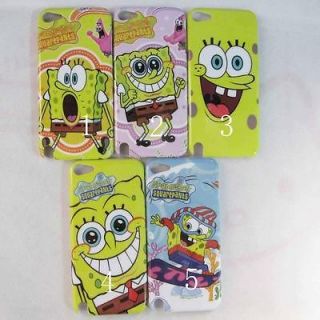 1x Cute Spongebob Hard Back Case Skin for Apple iPod Touch 5 5G 5th